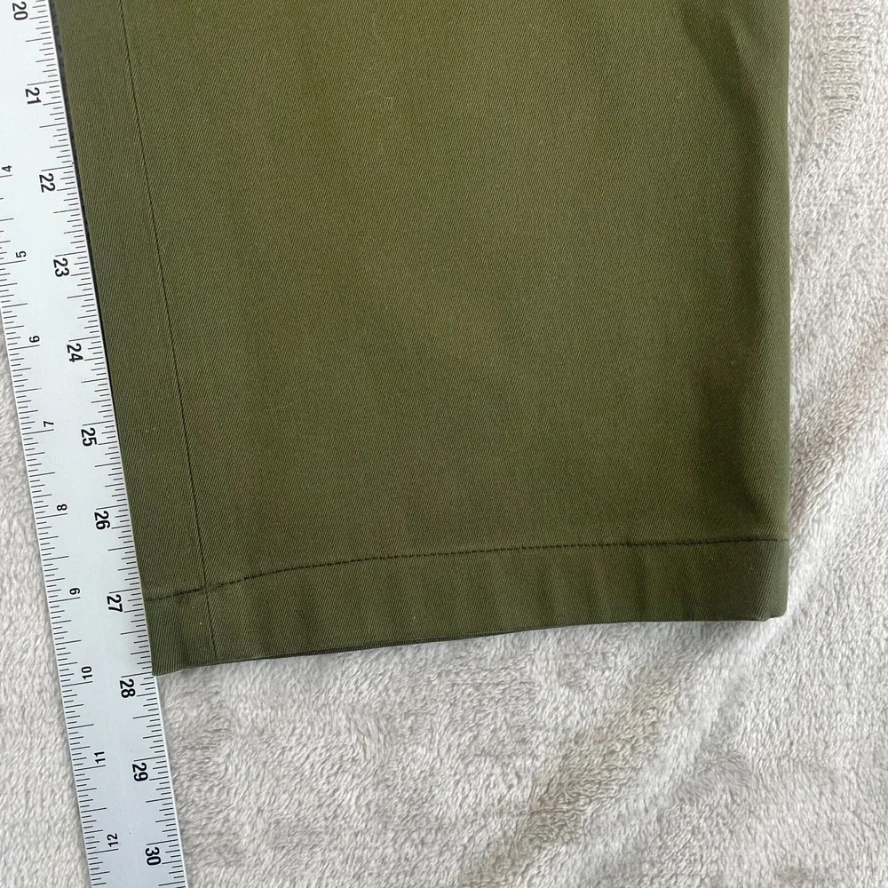 BANANA‎ REPUBLIC Slim Rapid Movement Chino Pants Men 35x28 Waimea Olive Preppy